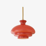 Charger l'image dans la visionneuse de galerie, Lampe suspendue en verre sculptural Cirren - Luminaire décoratif moderne pour espaces de vie