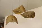 Load image into Gallery viewer, Hammered Brass Suspension Light