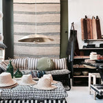 Load image into Gallery viewer, Hammered Brass Suspension Light