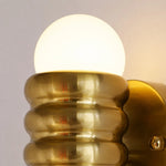 Load image into Gallery viewer, Warm illuminated brass shade detail