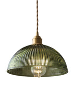 Load image into Gallery viewer, Verdoma Mid Century Modern Textured Glass Hanging Lamp - Vintage Style for Dining Room