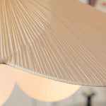 Charger l'image dans la visionneuse de galerie, Lustre suspendu à 3 lumières d'inspiration vintage Orrise - Accents en bois, métal et tissu Éclairage intérieur