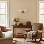 Load image into Gallery viewer, Glorica Glass Minimalist Metal Arm Globe Wall Sconce – Mid-Century Vanity Lighting for Mirror & Hallway