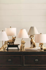 Load image into Gallery viewer, Pawdia Animal Bedside Table Lamp - Classic Fabric Shade Lighting