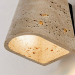 Bild in Gallery-Viewer laden, Lower opening and softly illuminated travertine edge