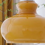 Bild in Gallery-Viewer laden, Lunea Nordische Verstellbare Retro Creme Glas Pendelleuchte
