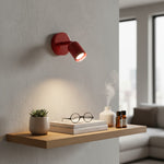 Cargar imagen en el visor de la Galería, Lámpara de pared inspirada en Bauhaus Bauvera – Luminaria de líneas limpias para mesita de noche en espacios interiores N53