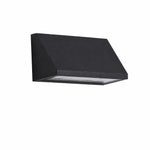 Cargar imagen en el visor de la Galería, Black outdoor wall light installed on a courtyard wall