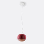 Load image into Gallery viewer, Clinco Modern Coloured Glass Mushroom Pendant Lamp – Stylish Ambient Lighting for Boutique & Residential Spaces