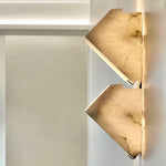 Load image into Gallery viewer, Modern Alabaster Wall Lamp – Minimalist Staircase Sconce for Hallway Corridor Lighting