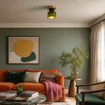 Load image into Gallery viewer, Vintage Green Jade Flush Mount Ceiling Light