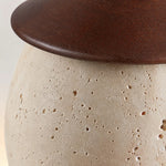 Cargar imagen en el visor de la Galería, Stone texture and dark top fitting rim close-up