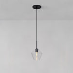 Load image into Gallery viewer, Merin Geometric Glass Chandelier – Modern Architectural Lighting for Dining Room or Foyer
