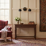 Cargar imagen en el visor de la Galería, Lámpara de tocador decorativa Metio Dome - Lámpara de pared para baño con pantalla orbe clásica