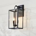 Load image into Gallery viewer, Ferrix Glass Outdoor Wall Light - Industrial Outdoor Porch Light