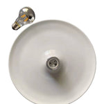 Load image into Gallery viewer, Contemporary Space Age Disk Ceiling Lamp Chrome Plated Finish