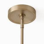 Bild in Gallery-Viewer laden, Elorina Pendelleuchte - Perforierter Metallschirm, Champagnerbronze