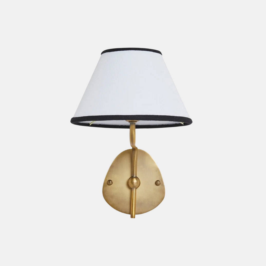 Arlen Modern Minimalist Fabric Wall Sconce – Soft Glow Wall Lamp for Bedroom & Living Room