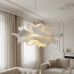 Bild in Gallery-Viewer laden, Blossenari Nordische Blumenmuster Hängelampe – Bildhauerische Blumen-Deckenleuchte für Wohnzimmer N34