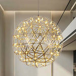 Load image into Gallery viewer, Silver Spark Ball Pendant Light