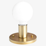 Bild in Gallery-Viewer laden, Glorica Glas Industrieller Metallrahmen Wandlampe – Minimalistische große Glühbirnen-Wandlampe für Wohnzimmer