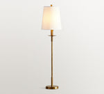Bild in Gallery-Viewer laden, Rowan Leinen Bügeleisen Tischlampe - Elegante traditionelle Nachttischbeleuchtung
