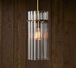 Load image into Gallery viewer, Lumora Crystal Pendant Light – Modern Crystal Glass Chandelier Style