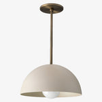 Load image into Gallery viewer, Metio Dome Pendant Light – Modern Brass Pendant for Kitchen & Dining