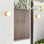 Load image into Gallery viewer, Asteroid Travertine Outdoor Wall Light