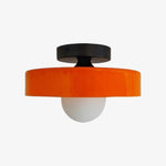 Cargar imagen en el visor de la Galería, Lámpara de Techo y Pared Glasenti Halo Disco Orb – Iluminación Escultural Moderna para Espacios Habitables U29