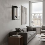 Load image into Gallery viewer, Classic Beckman Vintage Wall Sconce - Steel & Glass Linear Design