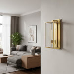 Load image into Gallery viewer, Classic Beckman Vintage Wall Sconce - Steel & Glass Linear Design