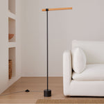 Load image into Gallery viewer, Moss Linear Wood Floor Lamp - Modern Adjustable Led Light For Reading
