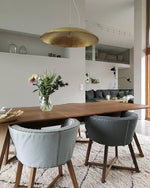 Load image into Gallery viewer, Hammered Brass Suspension Light