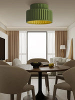 Load image into Gallery viewer, Resin Ceiling Light - Wabi Sabi Beige Flush Light for Nordic Interiors