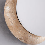 Load image into Gallery viewer, Asteroid Travertine Outdoor Wall Light