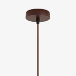 Load image into Gallery viewer, WabiLum Minimalist Travertine Wood Pendant Light - Bedroom Dining Lighting