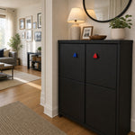 Load image into Gallery viewer, Cheese slice cabinet knob on cabinet door