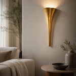 Load image into Gallery viewer, Vintage Trumpet Wall Sconce