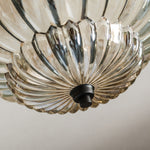 Bild in Gallery-Viewer laden, Lower glass bowl and dark finial detail