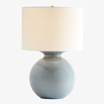 Load image into Gallery viewer, Noria Modern Accent Lamp - Globe Ceramic for Bedroom and Study