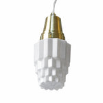 Cargar imagen en el visor de la Galería, Modern Milk Glass Pendant Light for Dining Room