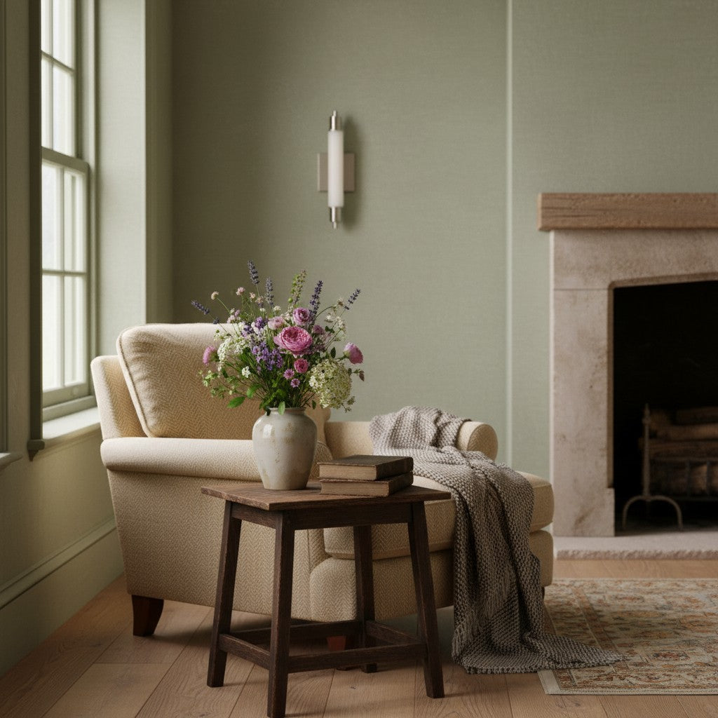 Aplique de tocador moderno Ornato Luxe - Lámpara de pared Art Déco con pantalla cilíndrica