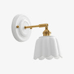 Load image into Gallery viewer, Cienax Retro Ceramic Flower Wall Sconce for Bedroom or Living Room