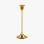 Load image into Gallery viewer, Vintage Brass Single Taper Candle Holder