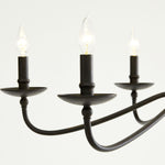 Load image into Gallery viewer, Rowan Classic 6 Candle Chandelier - Traditional Candle Style Lighting