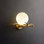 Bild in Gallery-Viewer laden, Retro Zweige Alabaster Wandleuchte