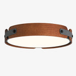 Bild in Gallery-Viewer laden, Walnut Full Spectrum Flush Mount Ceiling Light
