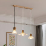 Bild in Gallery-Viewer laden, Nordische Hanfseil Glas Pendelleuchte