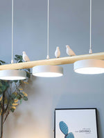 Load image into Gallery viewer, Sienna Bird Pendant Lamp - Wood Design for Scandinavian Kitchen Islands